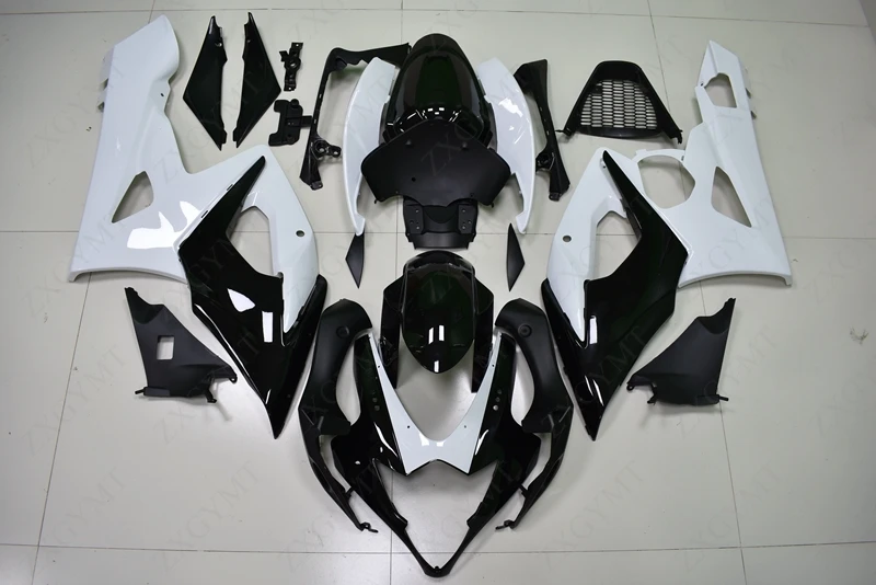 Боди-комплекты GSXR1000 2005 - 2006 K5 черные белые Обтекатели обтекатель GSX-R1000 |