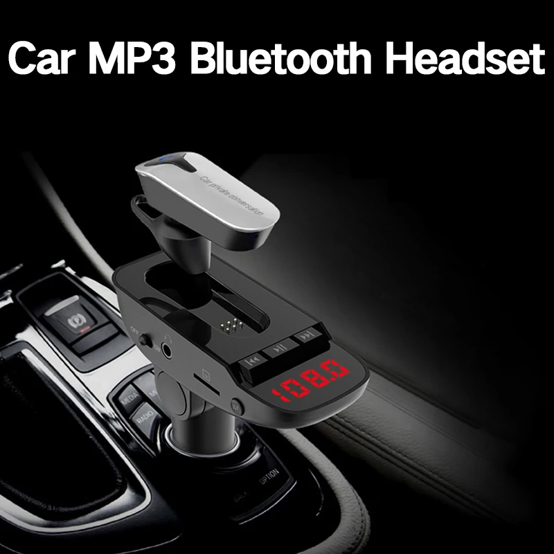 Беспроводная bluetooth-гарнитура CDEN, fm-передатчик, Автомобильный MP3-плеер, aux, аудио, TF карта, u-диск, музыкальный Bluetooth, автомобильный комплект, USB, автомобильное зарядное устройство