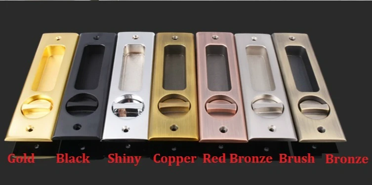 

Square Sliding Pocket Door Lock Mortise Lock Set in Privacy Hook Bolt (Door Thickness: 35-45mm) Hanging slide wooden door