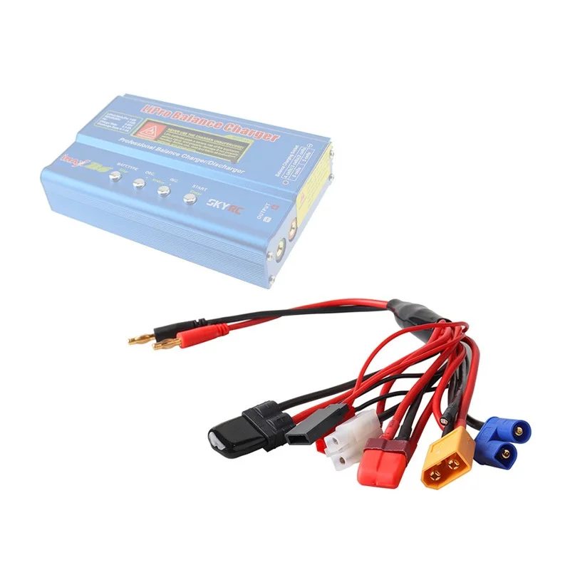

8 в 1 комплект зарядных проводов JST XT60 EC3 FUTABA TAMIYA T TRX Plug для SKYRC IMAX B6 B6AC