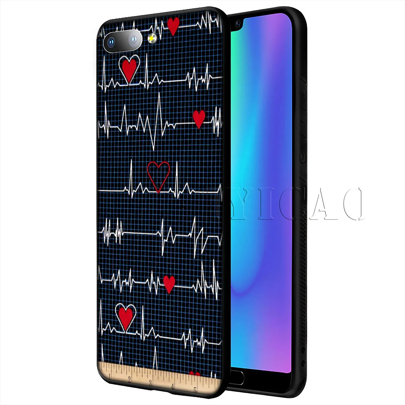 IYICAO медсестры &quotмедицина&quot сердце эксклюзивный мягкий чехол для huawei P20 Pro P10 P8 P9
