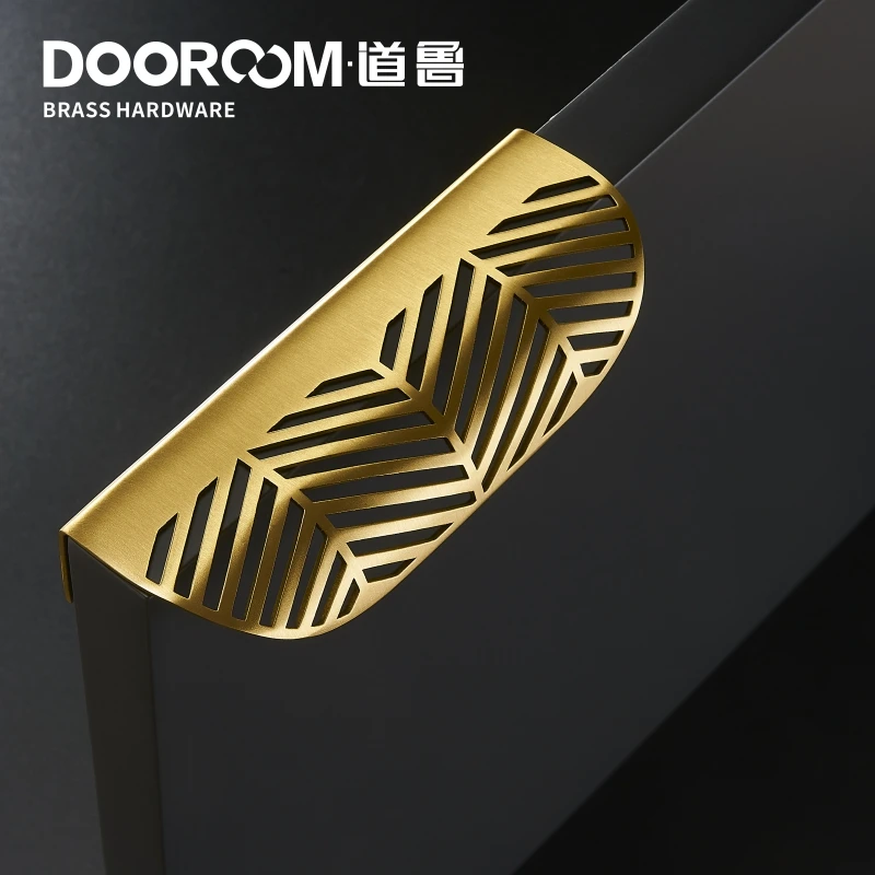 Dooroom латунные мебельные ручки в форме листа золотые Тянет Шкаф Комод Шкаф Дверь Ящик Обувной Ящик Ручки пасторальные