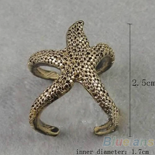 Популярное ретро винтажное модное Стильное бронзовое Золотое кольцо из сплава с