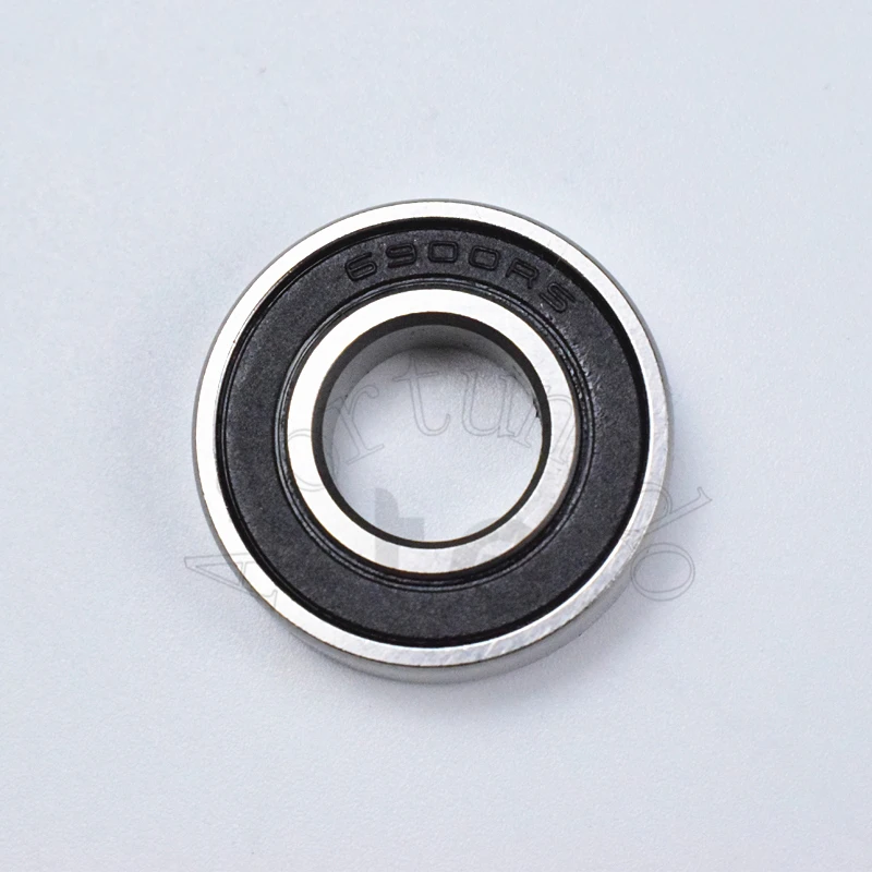 6900RS 10*22*6(мм) 10 шт. Подшипник ABEC-5 резиновый герметичный Подшипник тонкостенный подшипник 6900 6900RS хромированный стальной подшипник