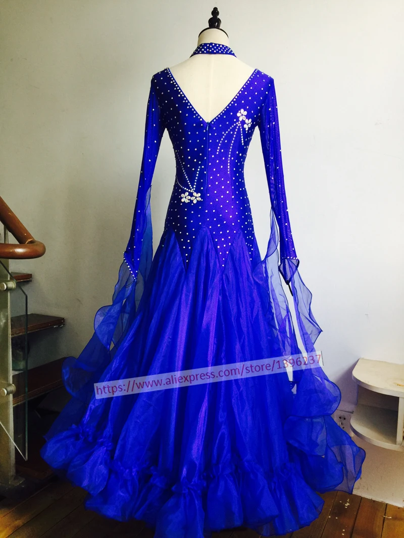 Женское платье для бальных танцев высококачественное танго вальса сценического