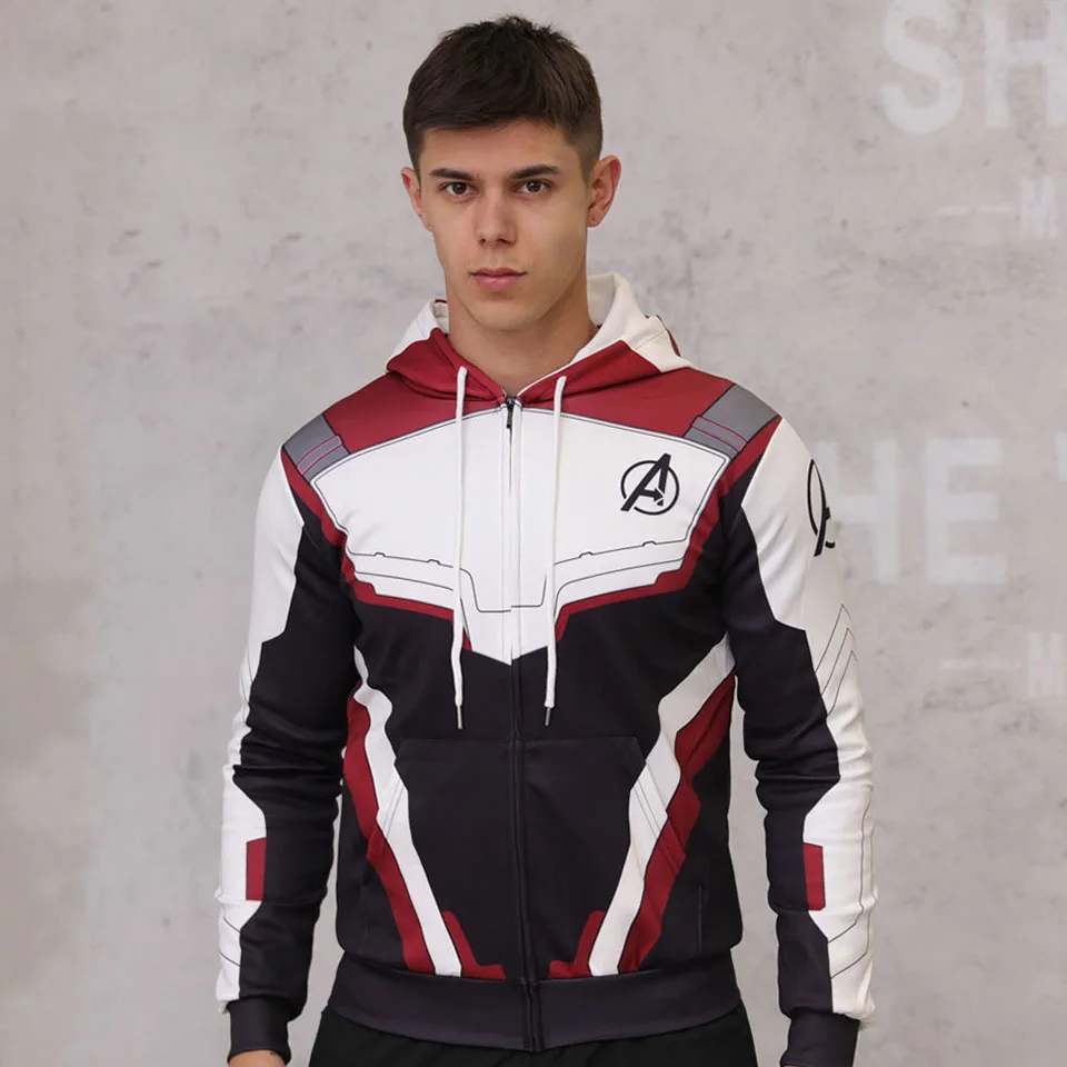 zipper hoodie Толстовки с капюшоном Мстители для косплея, куртки "Мстители", 3D пуловер, толстовка супергерои, толстовки с капюшоном на молнии для мужчин и женщин - Цвет: zipper hoodie
