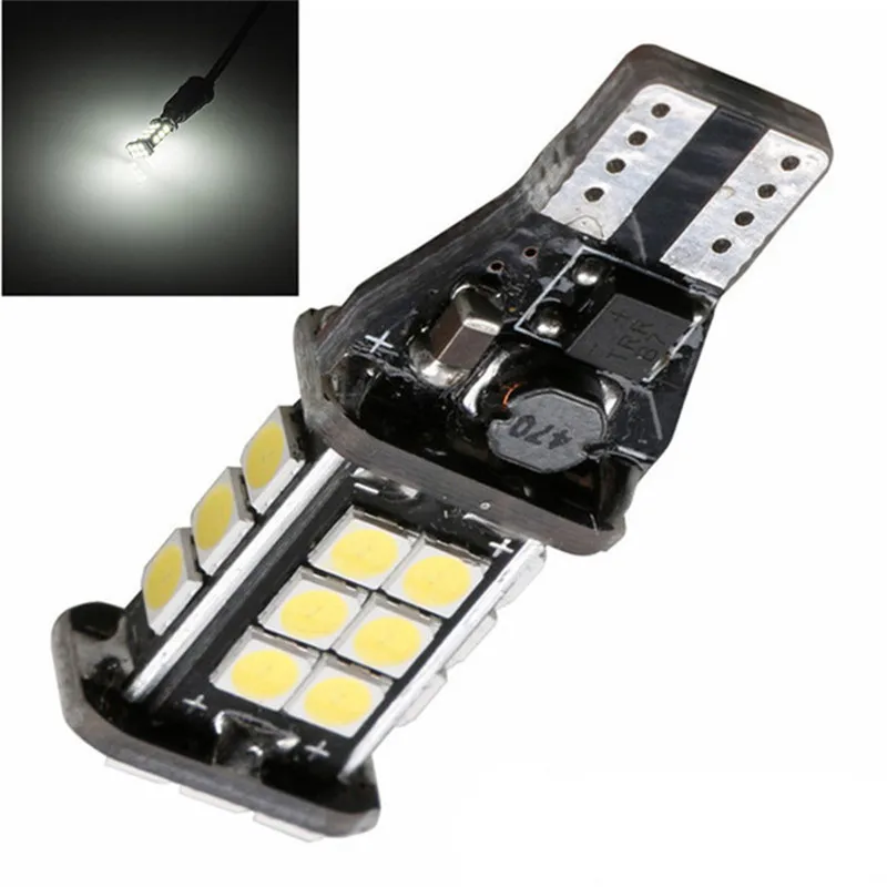 Сверхъярсветодиодный Светодиодная лампа CANBUS T15 W16W 921 912 SMD резервные фонари без