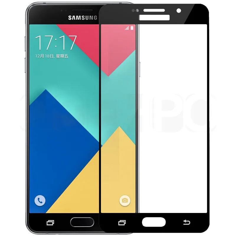 Защитное 3D стекло для Samsung Galaxy A3 A5 A7 J3 J5 J7 2016 2017 S7 закаленное защиты экрана защитная