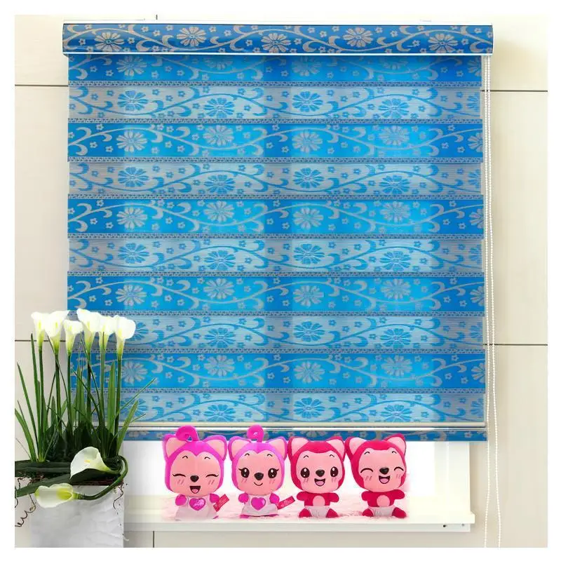 Version C Для украшения дома Tela Roleta Na Okno Stores Rideau Estores engraplables Para Ventanas rollgordijnen Cortinas рольставни - Цвет: Version C
