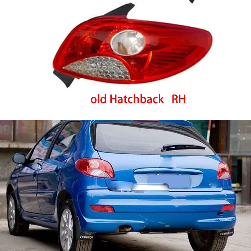 1 шт. автомобильный светильник для уличного фонаря для peugeot 207 08-14 Hatchback sedan авто-Стайлинг задний левый и правый хвост светильник лампа заднего хода светильник