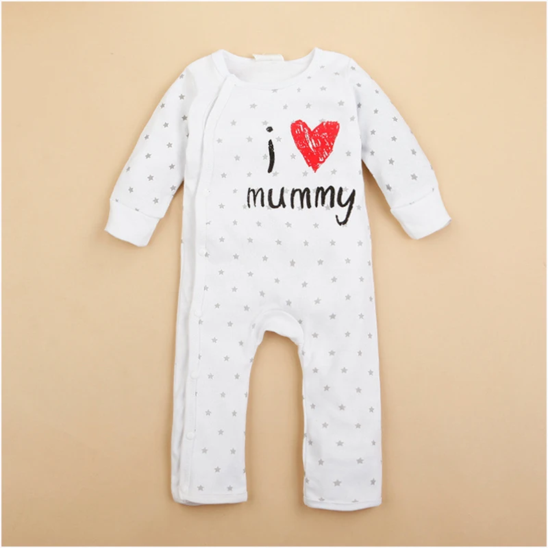 Pajamas Baby Rompers Jumpsuit Newborn Long Sleeve Boy Cute Unisex Clothes Girl Infant baby clothes | Детская одежда и обувь