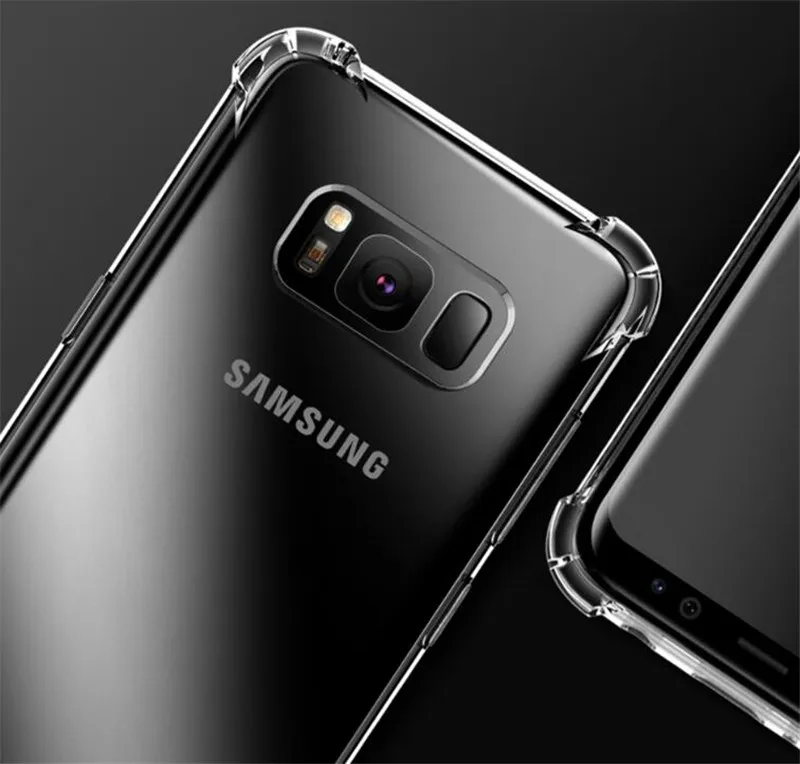 Transparent Soft Case For Samsung Galaxy S10 Plus 2019 Air Cushion Crystal TPU Silicone Cover | Мобильные телефоны и