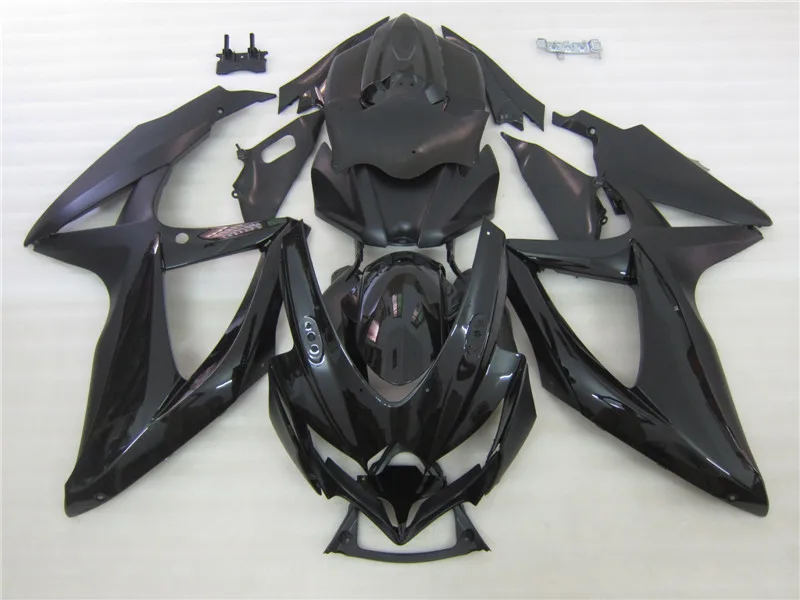 

Комплект обтекателей для мотоцикла Suzuki GSXR600 2008 2009 2010 глянцевые черные Обтекатели GSXR750 08 09 10 OT03