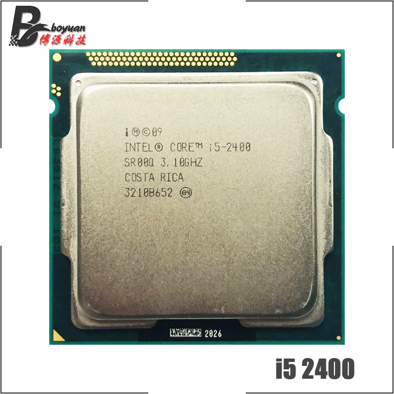 Четырехъядерный процессор Intel Core i5 2400 3 1 ГГц 6 Мб 95 Вт LGA 1155|cpu processor|i5 2400intel core i5-2400 |