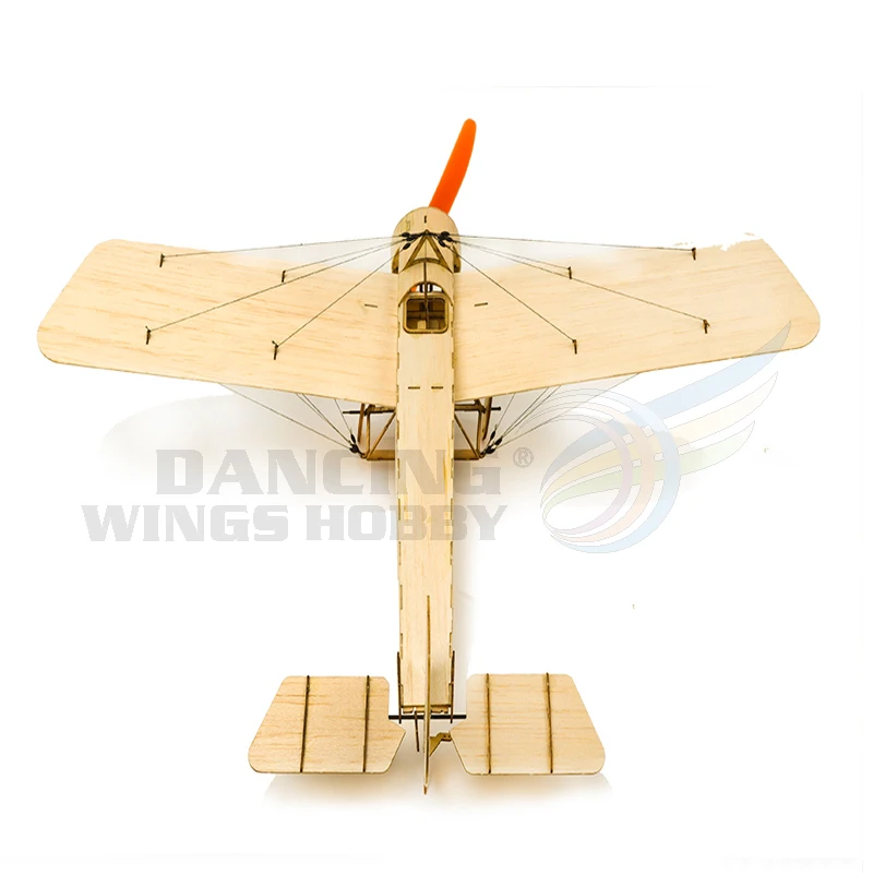 Комплект самолета Micro Balsawood Fokker E модель 420 мм Wingspan электрический пульт
