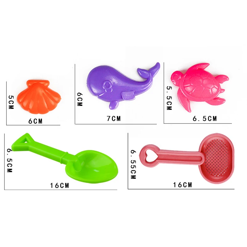 14Pcs/set Children's Beach Toys Plastic Shovels Rakes Watering Pot Educational Pool Sand Toy For Kids Play Games Gift CL5649 | Игрушки и