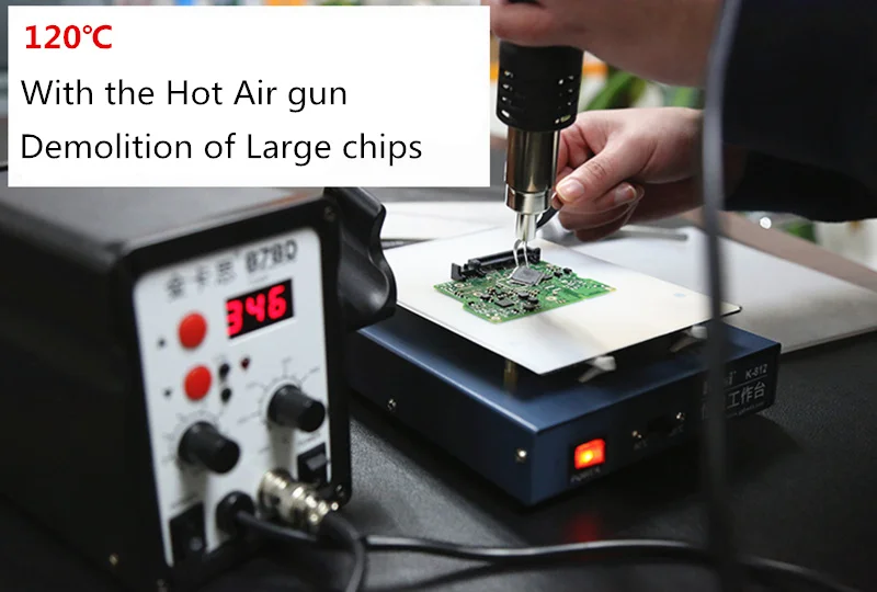 

Newest Kaisi 7" Thermostat heating Machine desoldering station mobile phone repair LCD Screen Open separator for iPhong Samsung