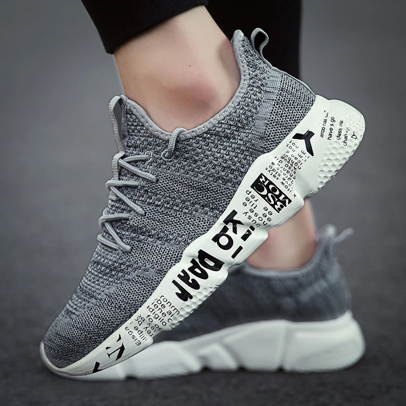 Hot 2019 spring Lightweight sneakers fashion Autumn famous brand Lace-up Style Shoes Comfortable Casual Men adult Footwear |