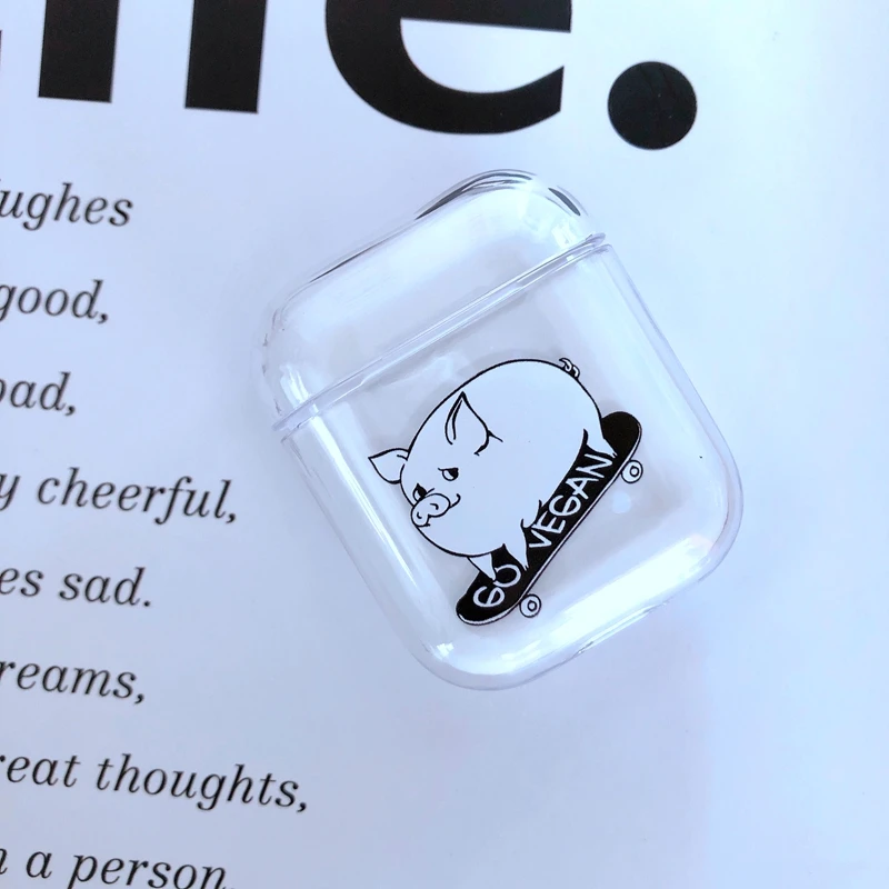 Чехол для Apple Airpod, милая Беспроводная bluetooth-гарнитура для Airpods, 1:1, аксессуары, Прозрачная Жесткая защита, Etui