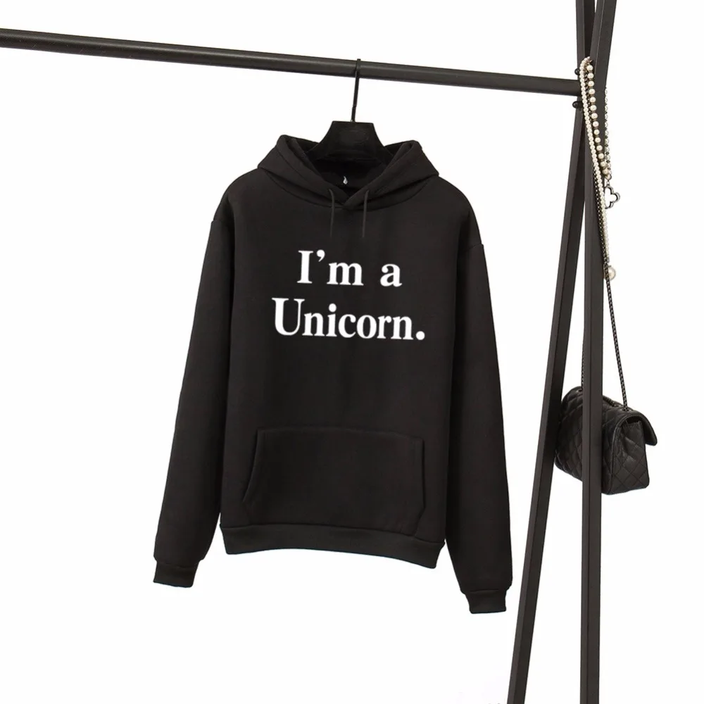 Женский свитшот с длинным рукавом I'm A Unicorn Осенний Повседневный пуловер