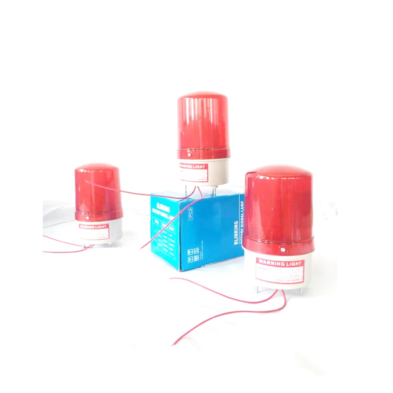 Промышленные Звуковая сигнализация с сиреной свет 110V 220V DC 12V 24V Поворотный импульсивный осветитель сирена аварийного Предупреждение лампы Красный LTE-1101J