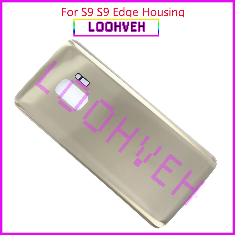 Новое стекло задняя крышка батареи Чехол для Samsung Galaxy S9 G960 G960F/S9 + Plus G965 G965F Задняя