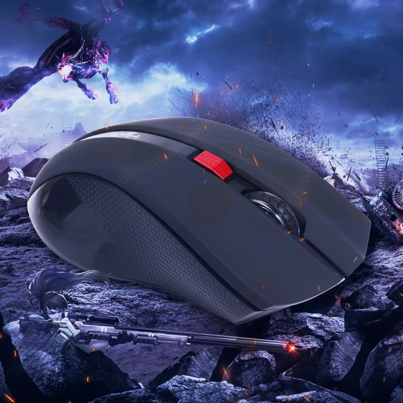 Беспроводная игровая мышь 2 4 ГГц 2400 DPI 6 кнопок|gaming mouse mice|mouse mice2400 dpi |