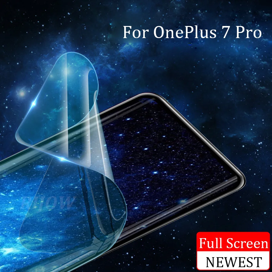 Новейшая невидимая Алмазная пленка для OnePlus 7 Pro, защита экрана, полная задняя часть One Plus 7 Pro, стеклянная Гидрогелевая пленка OnePlus7 1+ 7
