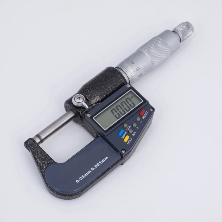 NEW l0.001mm Electronic Outside Micrometer 0-25mm Digital Caliper Gauge Meter Carbide Tip Measure Tools |