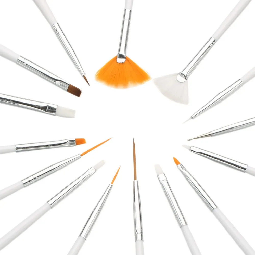 Набор кистей для дизайна ногтей 20 шт. набор рисования карандашом и ручками