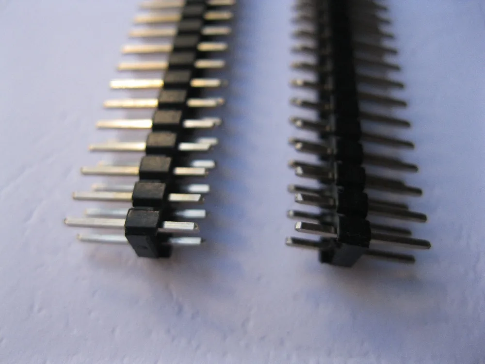 50 шт 2 54 мм разрывный штыревой разъем 2x40 80pin мужской двухрядный полоса |