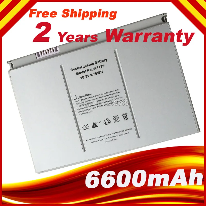 Аккумулятор A1189 для Apple MacBook Pro 17 'MA611B A1151 A1212 A1229 A1261|laptop battery|a1189 batterybattery for macbook |