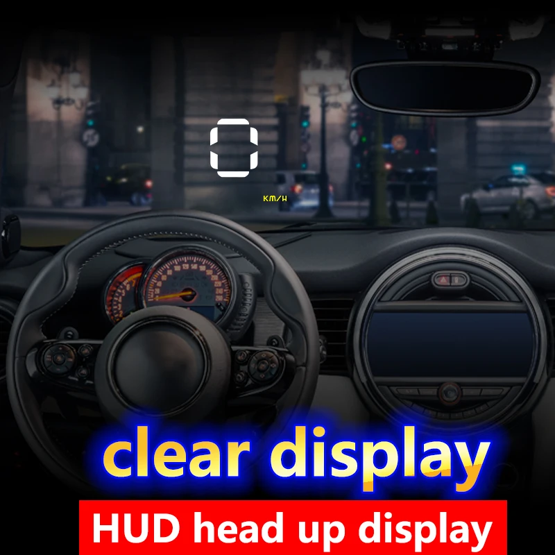Автомобильный проектор A1000 HUD цифровой измеритель скорости с GPS