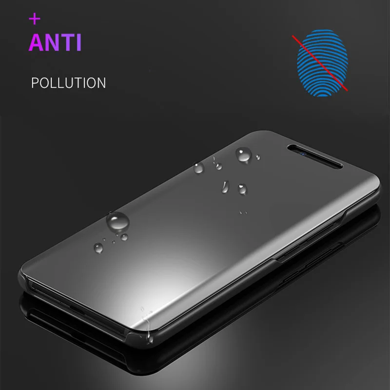 Творческое зеркало кожаный чехол для huawei P20 Коврики 20 P8 P10 P9 lite Pro Nova 3 3i honor 10 9 8 7 smart