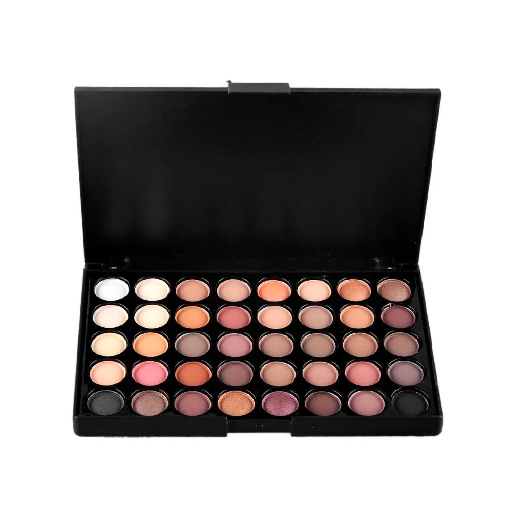 40 Colors Matte Pigment Eyeshadow Palette Cosmetic Makeup Set Eye Shadow + Brush |