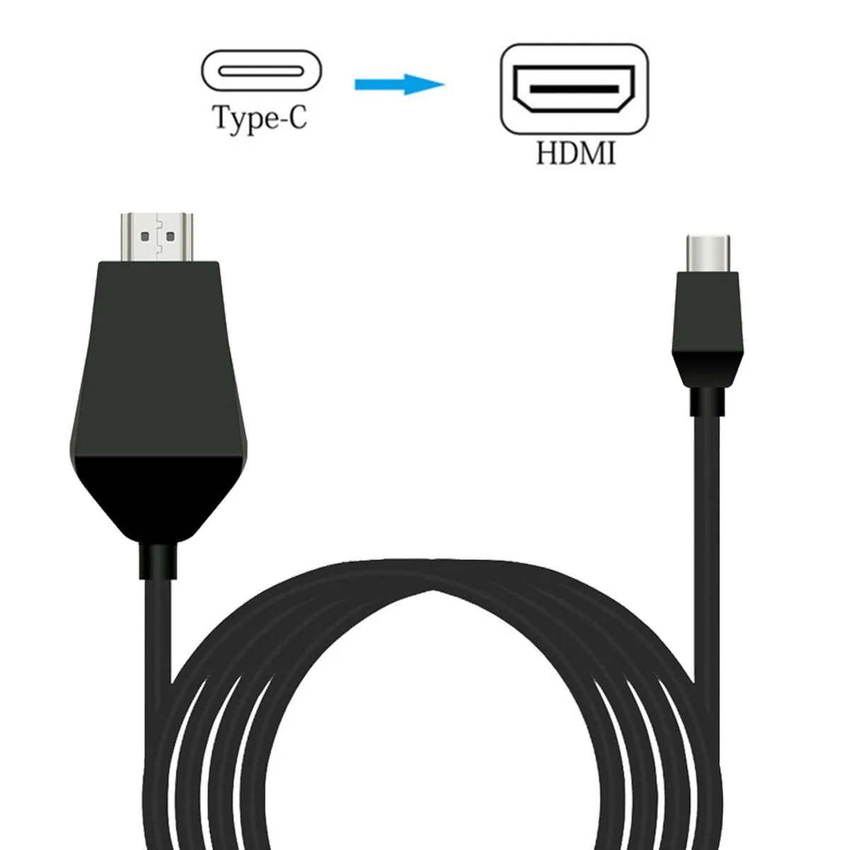 Топ предложения Тип C к HDMI USB3.1 с экран кабель преобразователя 1080 P мобильный