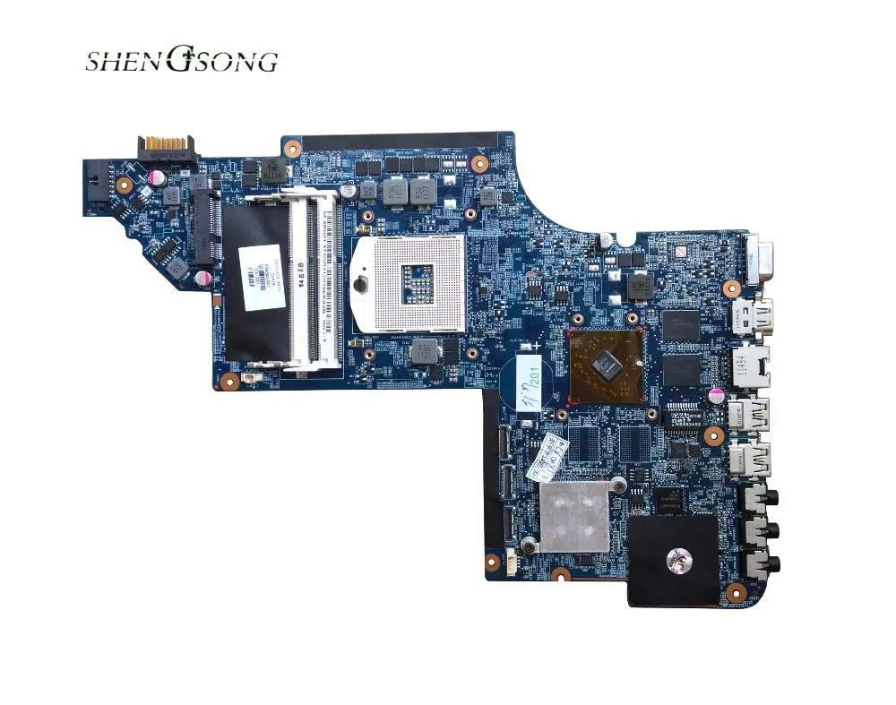 639390-001 для hp PAVILION DV7T-6000 ноутбук для hp Pavilion DV7-6000 HM65 Материнская плата для ноутбука PGA989 DDR3 6490/1G протестирована