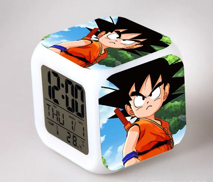 33 Аниме фигурки Dragon Ball z светодиодный цветной сенсорный светильник Супер Saiyan God супер Гоку Вегета будильник ПВХ Супер Figma детские игрушки - Цвет: 33