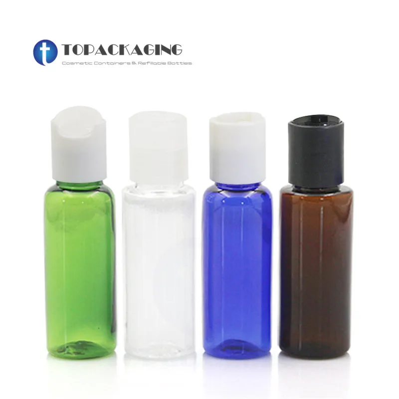 100PCS*20ml Press Screw Cap Bottle Empty Plastic Cosmetic Container Small Sample Lotion Refillable Essential Oil Makeup Packing | Красота и