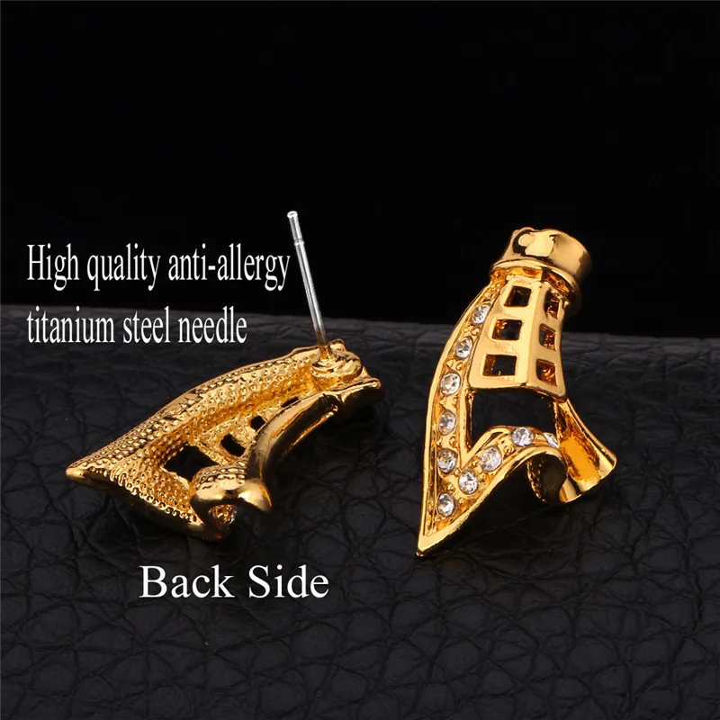 Новинка желтые и золотые серьги в австрийском стиле Женские Ювелирные изделия