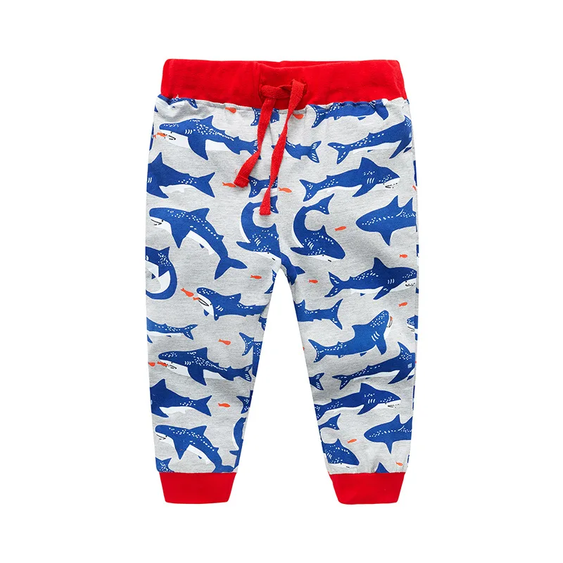 New style long sleeve shark cotton boy outfits winter fall baby children clothes set |
