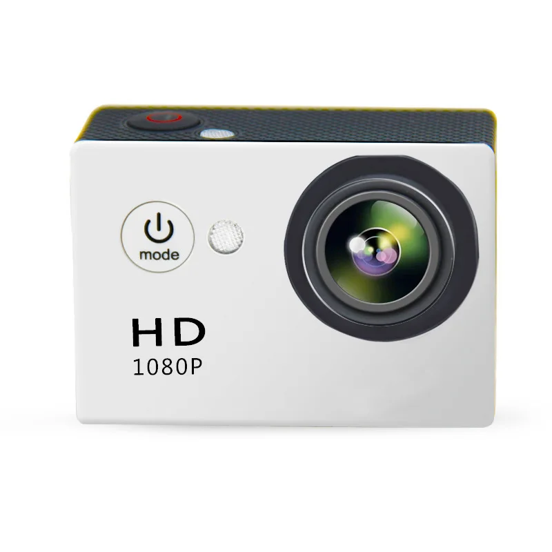 Silver Автомобильная камера Ultra HD 4 K, камера заднего вида, водонепроницаемая, 2 дюйма, 1080 p, автомобильная камера, Спортивная, водонепроницаемая, циклическая запись - Название цвета: Silver