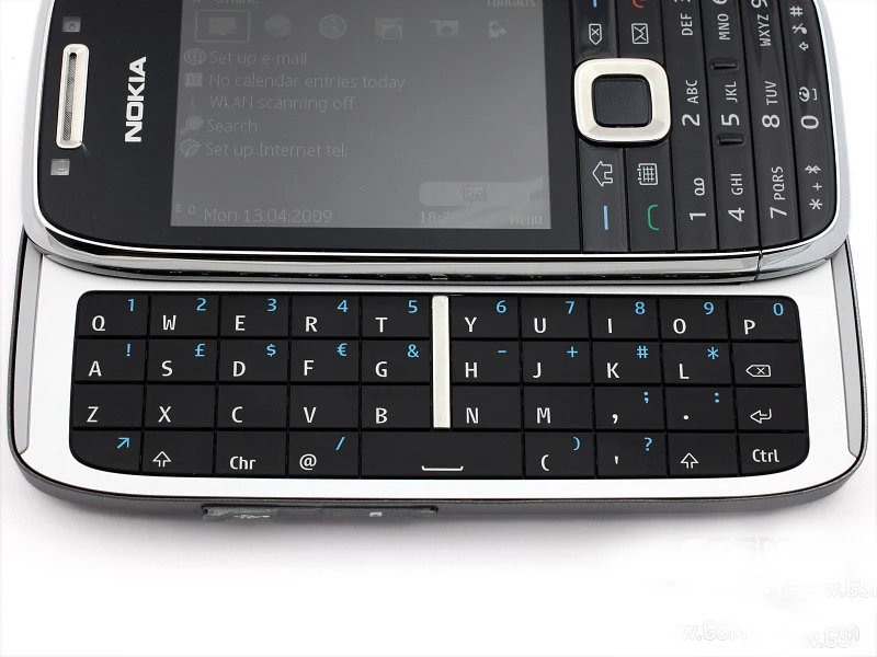 E75 разблокированный мобильный телефон Nokia E75 Slide 2,4 дюймов GSM 3g Symbian с A-GPS Bluetooth wifi FM