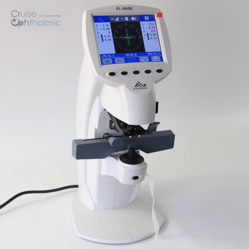 Автомобильный линзометр FL8600 монитор True Color | Lensmeter многоязычный Диоптриметр УФ