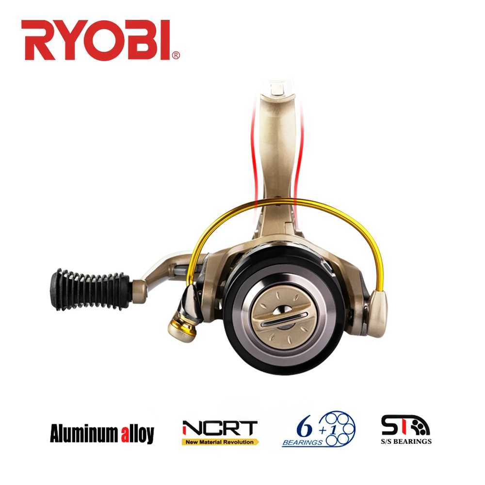 Рыболовная катушка RYOBI CONDOR 1000 2000 3000 4000 спиннинговая Ratio5.1:1 drag power2.5 5 0 кг