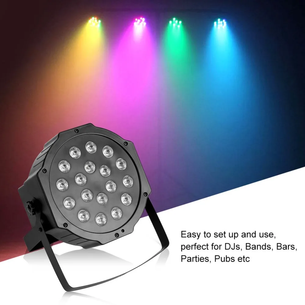 Профессиональные светодиодные сценические светильники 18 LED PAR-прожектор со