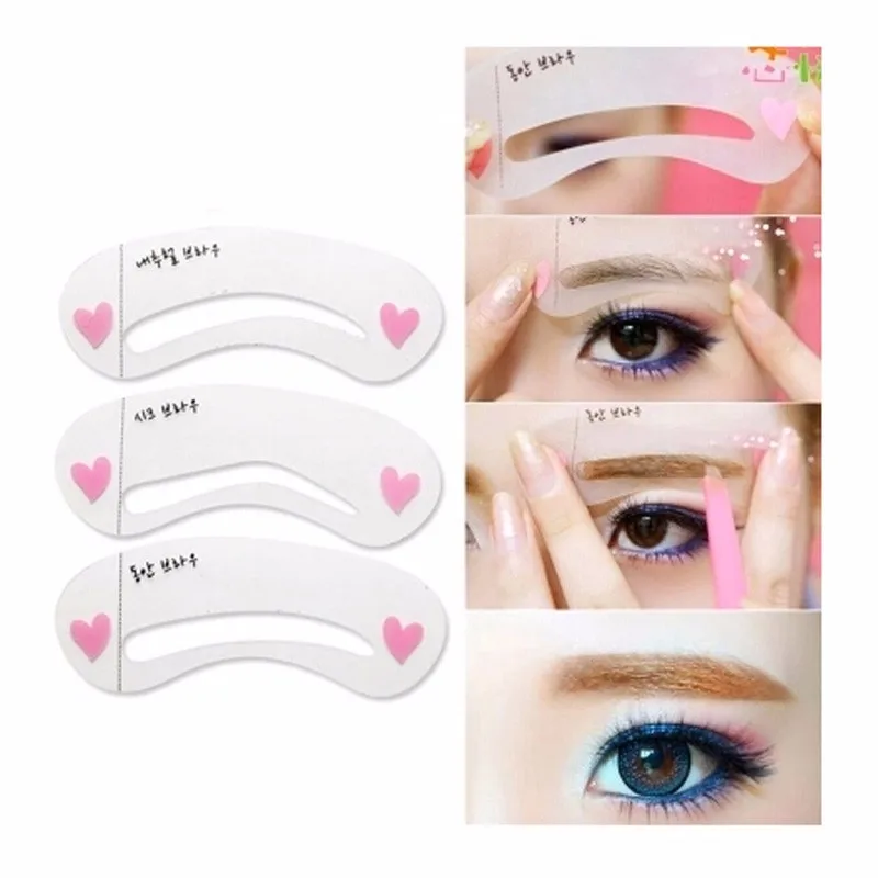 Bittb набор для макияжа Наборы бровей Карандаш трафареты рисования Eye Brow живопись