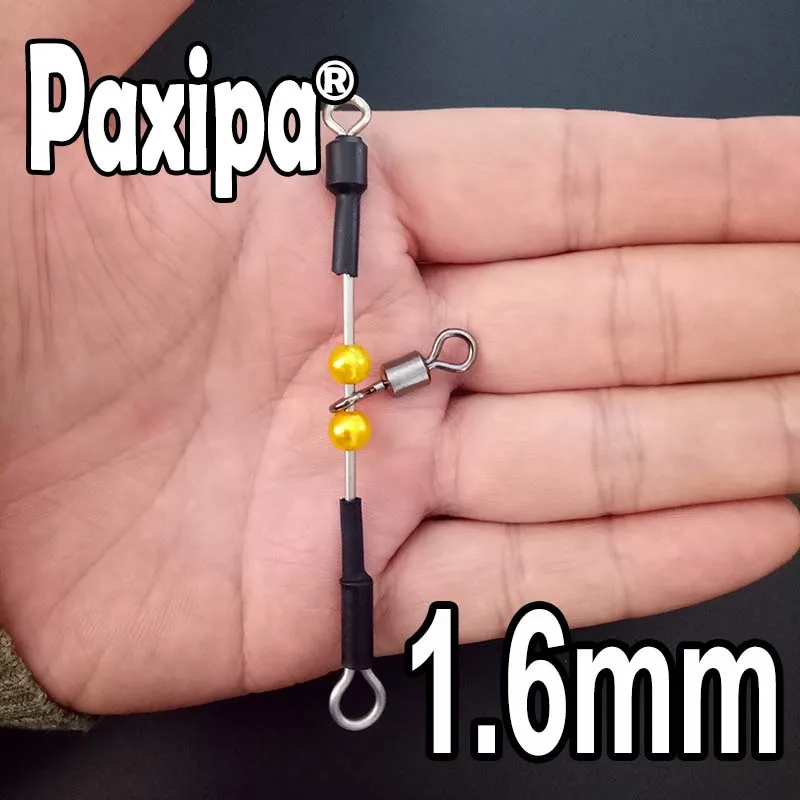 6 шт. рыболовный разъем Urfe Para Temporales Enganches Rapidos Para la Pesca Kolay Atma Aparati - Цвет: 1.6mm yellow