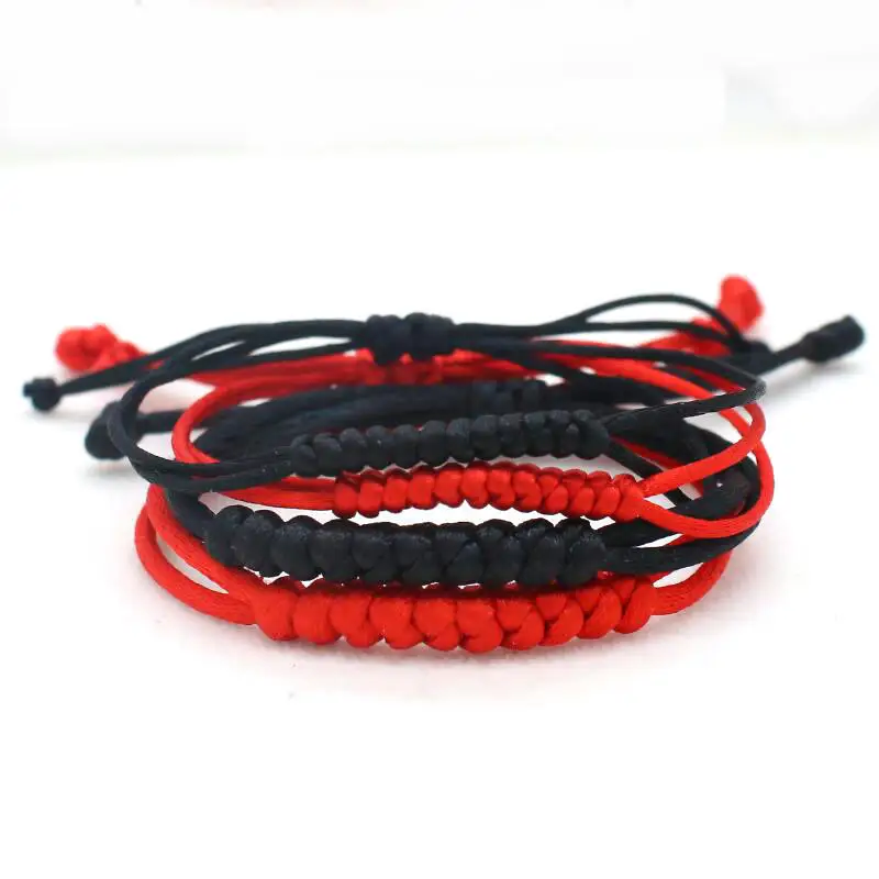 Модный женский браслет с Красной веревкой очаровательные красные веревки King Kong