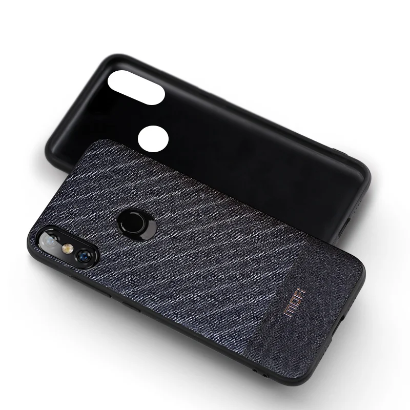 Grayish blue stripe Для Xiao mi 8 Pro Чехол для Xiao mi 8 Lite чехол mi 8 задняя крышка для Xiao mi 8 Explorer чехол задняя крышка mi 8 темная деловая ткань - Цвет: Grayish blue stripe